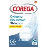 Los mejores  - Corega Oxígeno Bio-Activo 3 Minutos Tabletas Limpiadoras para Prótesis Dentales- Férula Dental y Ortodoncia - 66…